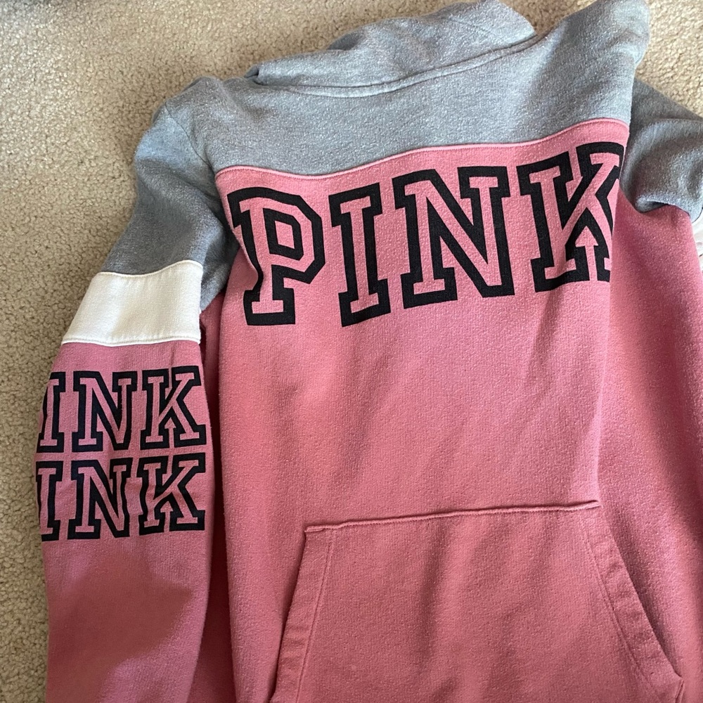 Pink hoodie